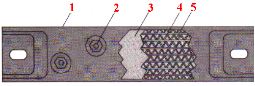 Ceramic Insulated Strip Heater Illustration