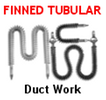 Finned Tubular Heaters For Duct Work