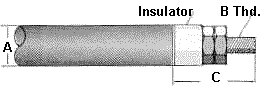 Straight Post Heater Post