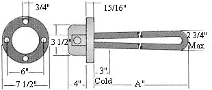 3 inch copper flange