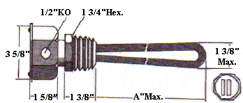 1 1/4 Steel Sheath 2 Elements 