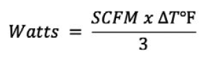 Wattage Formula