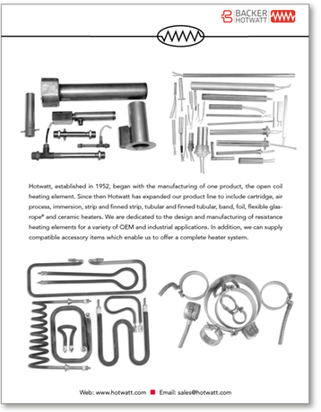 Backer Hotwatt Products