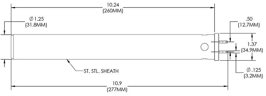 1.25 replacement serpentine heater